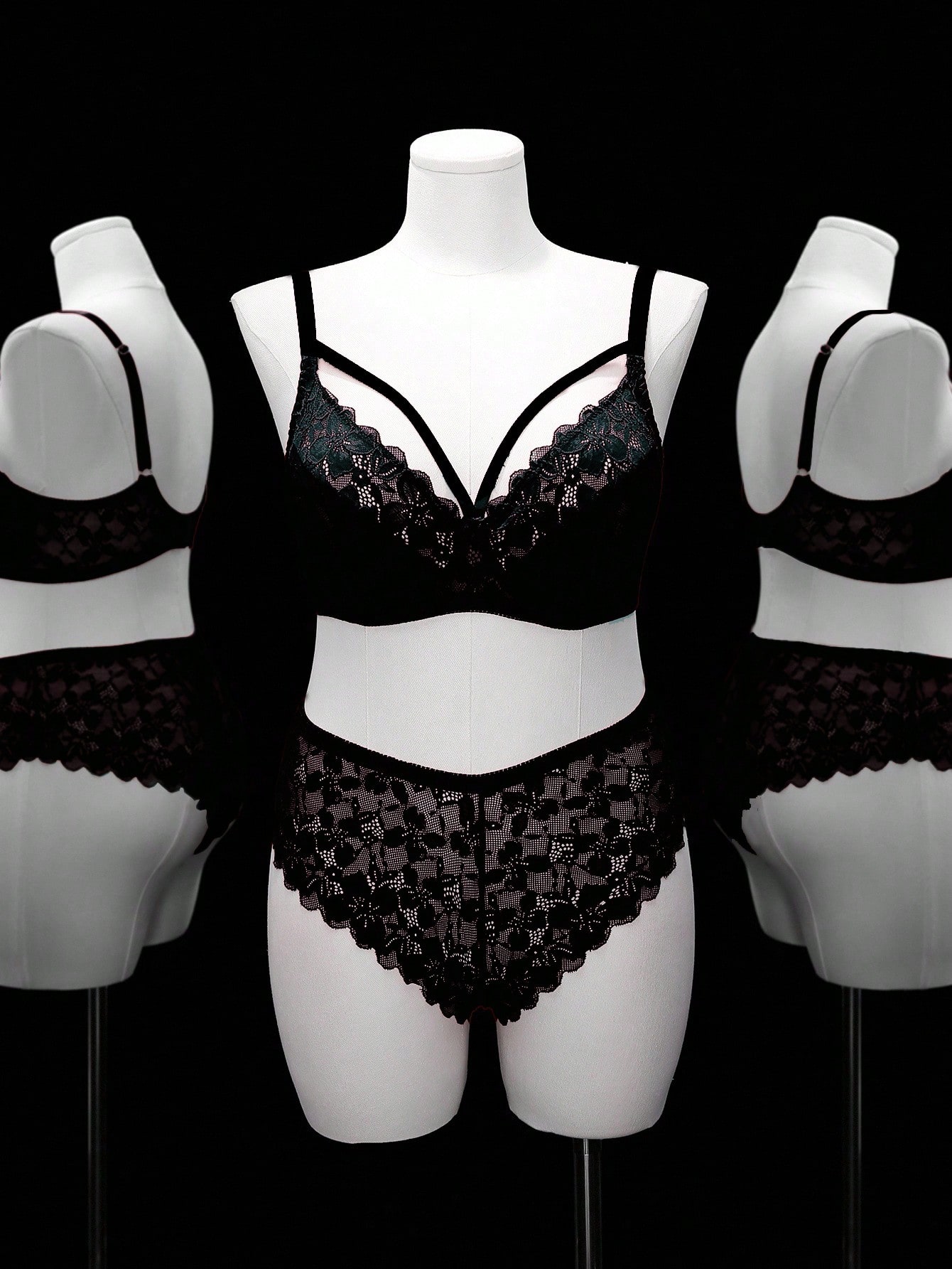 Lace Underwire Set Plus